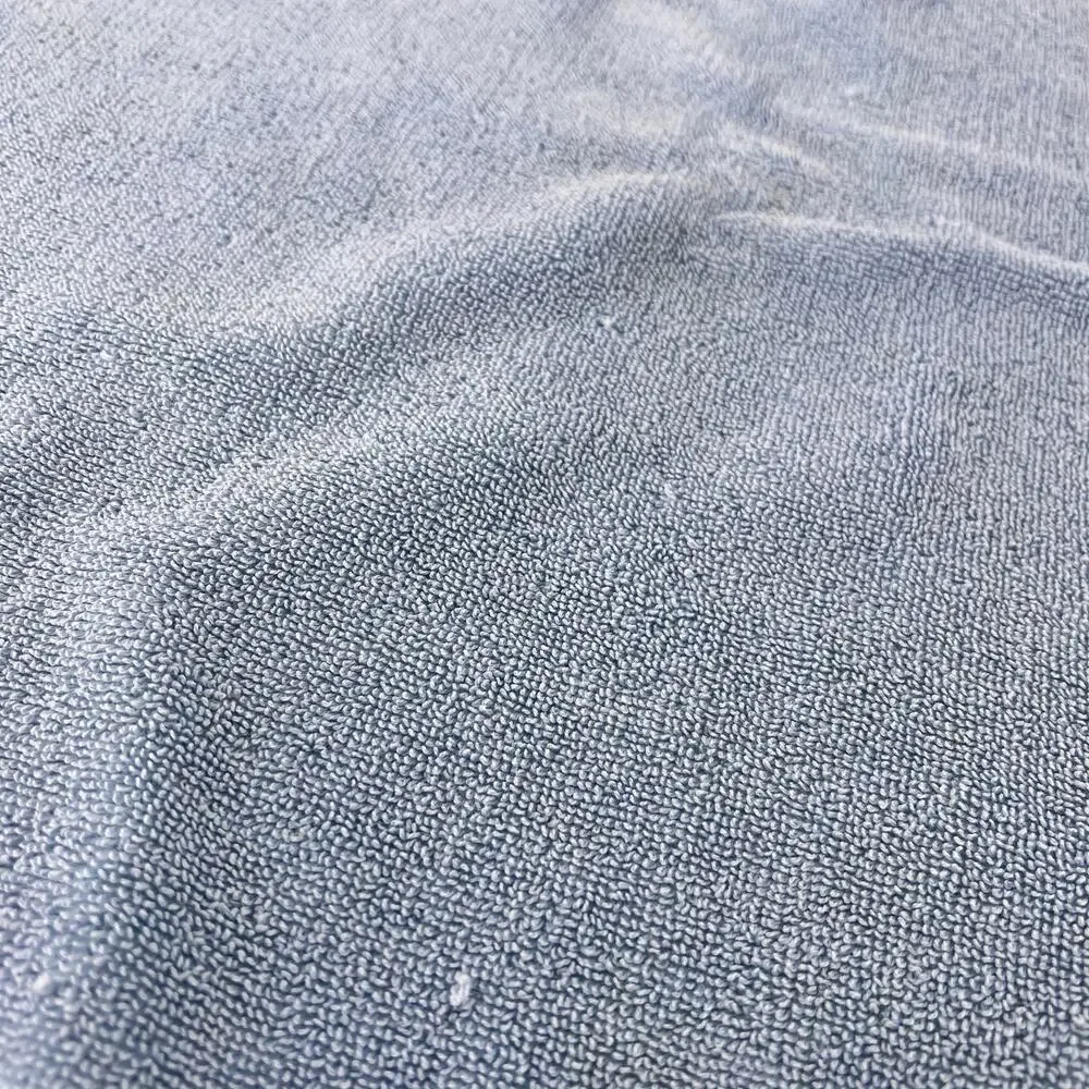 70s Cottagecore Blue Floral Towel 1970s Vintage Monticello Cannon